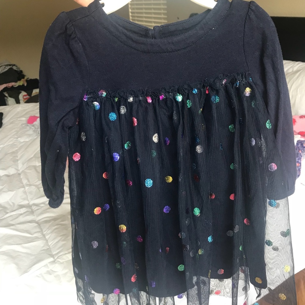 Gap navy blue baby dress